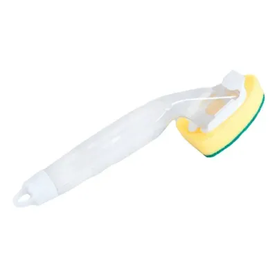 Afwasborstel Set met Spons & Zeepdispenser | Inclusief Handvat + 2 Vervangbare Sponskoppen