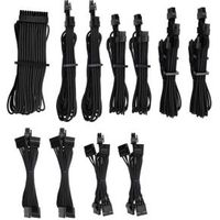 Corsair Premium Individually Sleeved DC Cable Pro Kit, Type 4 (Generation 4), BLACK