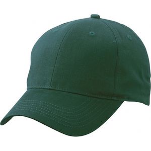 Baseball cap 6-panel donkergroen voor volwassenen