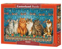 Castorland Cat Aristocracy 500 stukjes - thumbnail