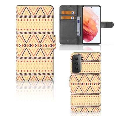 Samsung Galaxy S21 | Telefoon Hoesje | Aztec Yellow