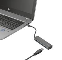 Trust Halyx - 4-Port USB 3.2 Hub - 5 Gbps - thumbnail