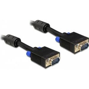 DeLOCK 1m VGA Cable VGA kabel VGA (D-Sub) Zwart