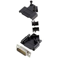 encitech D45PK-P-15-HDP26-W-K 6355-8055-02 D-sub male connectorset 45 ° Aantal polen: 26 Soldeerkelk 1 stuk(s) - thumbnail