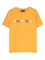 Balmain Kids T-shirt met logoprint - Geel - thumbnail
