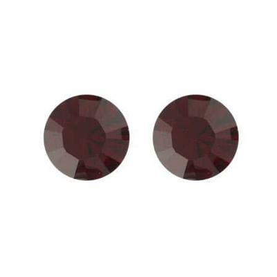 Biba Oorbellen met Swarovski Steentje Garnet