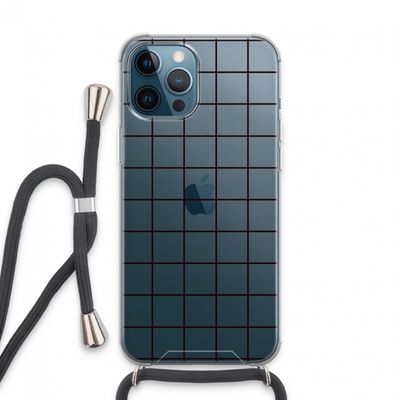 Rooster: iPhone 13 Pro Max Transparant Hoesje met koord