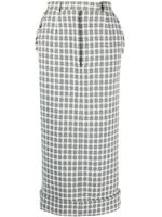 Thom Browne High waist rok - Grijs - thumbnail