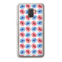 Klaproosjes: Samsung Galaxy A8 (2018) Transparant Hoesje