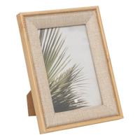 Atmosphera Fotolijstje - voor 10 x 15 cm foto - beige - mdf/glas - ornament frame 14.5 x 19.5 cm Atmosphera Fotolijstje - voor 10 x 15 cm foto - beige - mdf/glas - ornament frame 14.5 x 19.5 cm