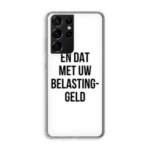 Belastinggeld: Samsung Galaxy S21 Ultra Transparant Hoesje