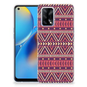 OPPO A74 4G TPU bumper Aztec Paars