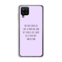 Gek: Samsung Galaxy A12 Transparant Hoesje Gek: Samsung Galaxy A12 Transparant Hoesje