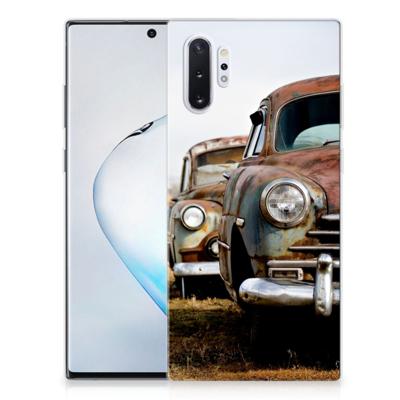 Samsung Galaxy Note 10 Plus | Siliconen hoesje | met foto Vintage Auto