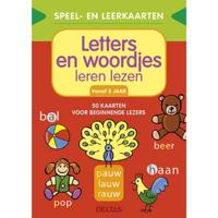 Deltas Speel- en leerkaarten - letters en woordjes leren lezen (5+)