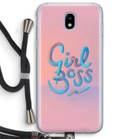 Girl boss: Samsung Galaxy J5 (2017) Transparant Hoesje met koord