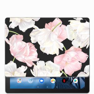 Lenovo Tab E10 Siliconen Hoesje Lovely Flowers