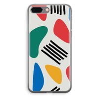 Illustratieve pop 1: iPhone 8 Plus Transparant Hoesje