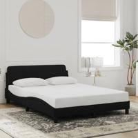 Bedframe zonder matras 120x200 cm fluweel zwart