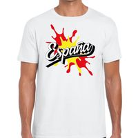 Espana/Spanje t-shirt spetter wit voor heren