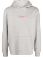 Zadig&Voltaire hoodie en coton à slogan imprimé - Gris