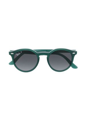 RAY-BAN JUNIOR lunettes de soleil à monture ronde - Vert