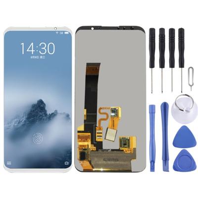 LCD-scherm en digitizer volledige montage voor Meizu 16/16th/M882H/M882Q (wit)