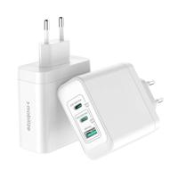 Mobilize Wall Charger 2x USB-C + 1x USB GaN 100W with PD/PPS White