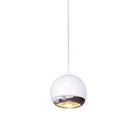SLV Mooie hanglampLight Eye wit met chroom - 133481