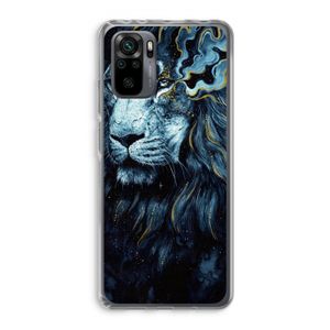 Darkness Lion: Xiaomi Redmi Note 10 Pro Transparant Hoesje