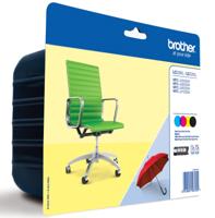 Brother inktcartridge, 2.400 pagina&apos;s, OEM LC-229XLVAL, 4 kleuren