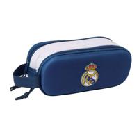 Pennenetui met 2 vakken Real Madrid C.F. Zwart 21 x 8 x 6 cm 3D