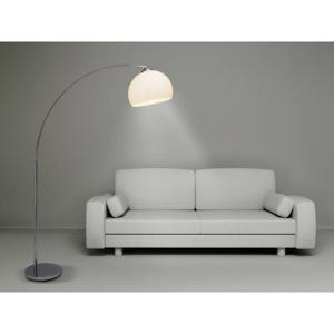 Brilliant Vessa 92940/75 Staande lamp E27 60 W Chroom, Wit