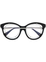 Kuboraum lunettes de vue à monture métallique - Noir