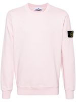 Stone Island sweat en coton à patch Compass - Rose - thumbnail