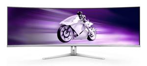 Philips Evnia 8000 49M2C8900L/00 computer monitor 124,2 cm (48.9") 5120 x 1440 Pixels Dual QHD QDOLED Wit