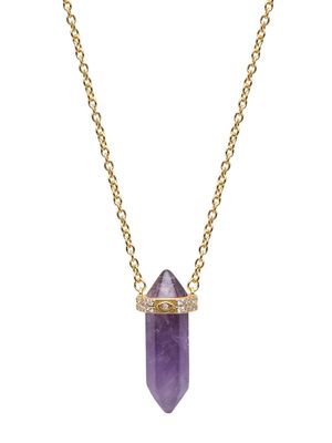 Nialaya Jewelry collier à pendentif en améthyste - Violet