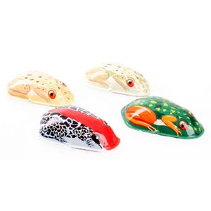 2x Klik klak kikker speelgoed 6,5 cm