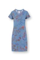 Pip Studio Pip Studio Djoy Short Sleeve Nightdress Bodhi Flower Blue L