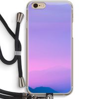 Sunset pastel: iPhone 6 / 6S Transparant Hoesje met koord