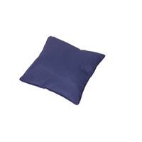 4 stuks! Pillow 45 x 45 blue piping Panama safier blue