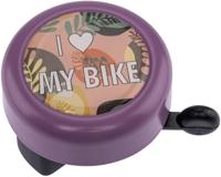 REICH fietsbel "i love my bike" rich motif bell i love my bike purple pai