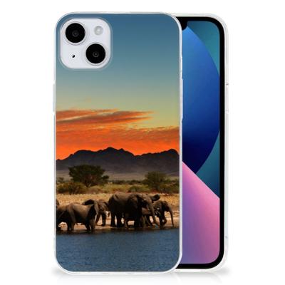 iPhone 15 Plus | TPU Hoesje | Olifanten