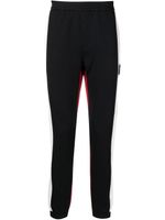 Emporio Armani pantalon de jogging à design colour block - Noir