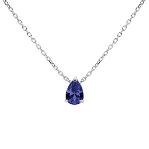 Karma Ketting Julia Sapphire Blue Zilver