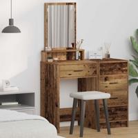 Kaptafel met lade Oud Hout 50 x 41 x 140 cm Bewerkt hout