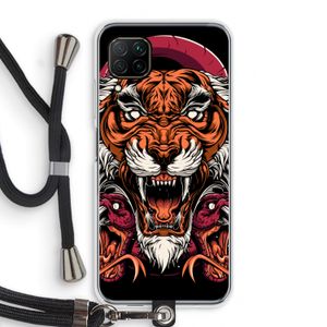 Tiger and Rattlesnakes: Huawei P40 Lite Transparant Hoesje met koord