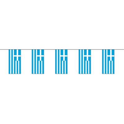 Slinger griekenland - 4 meter - papier - Griekse vlag - versiering