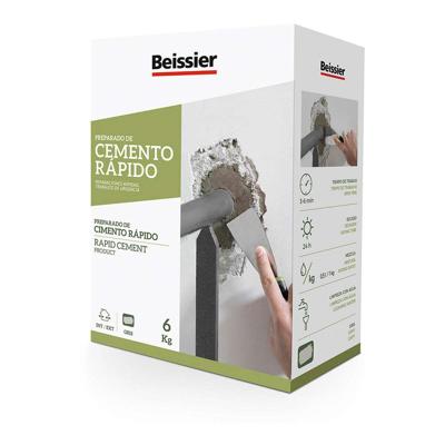Cement Beissier 70166-001 Grijs 6 Kg Snel