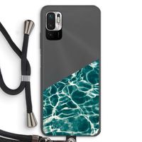 Weerkaatsing water: Xiaomi Redmi Note 10 5G Transparant Hoesje met koord